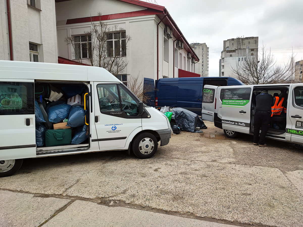 Unser Lebenshilfe-Bus erneut in der Ukraine